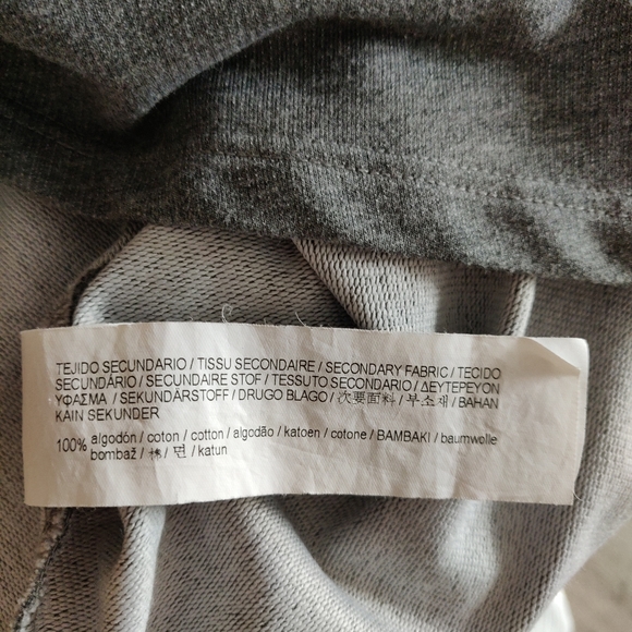 Pull&Bear Grey Babydoll Smock Dress with Collar Small - Picture 11 of 13